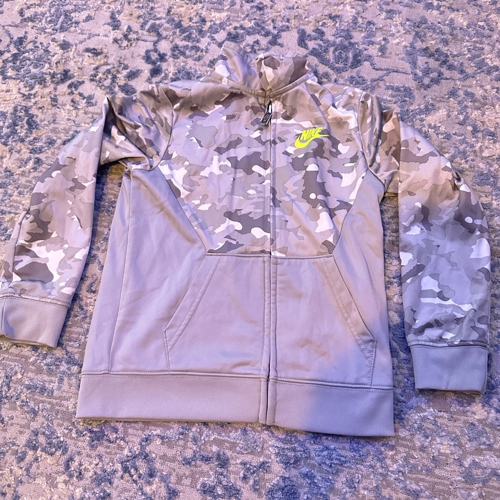 Nike Kids Camo Gray Jacket
